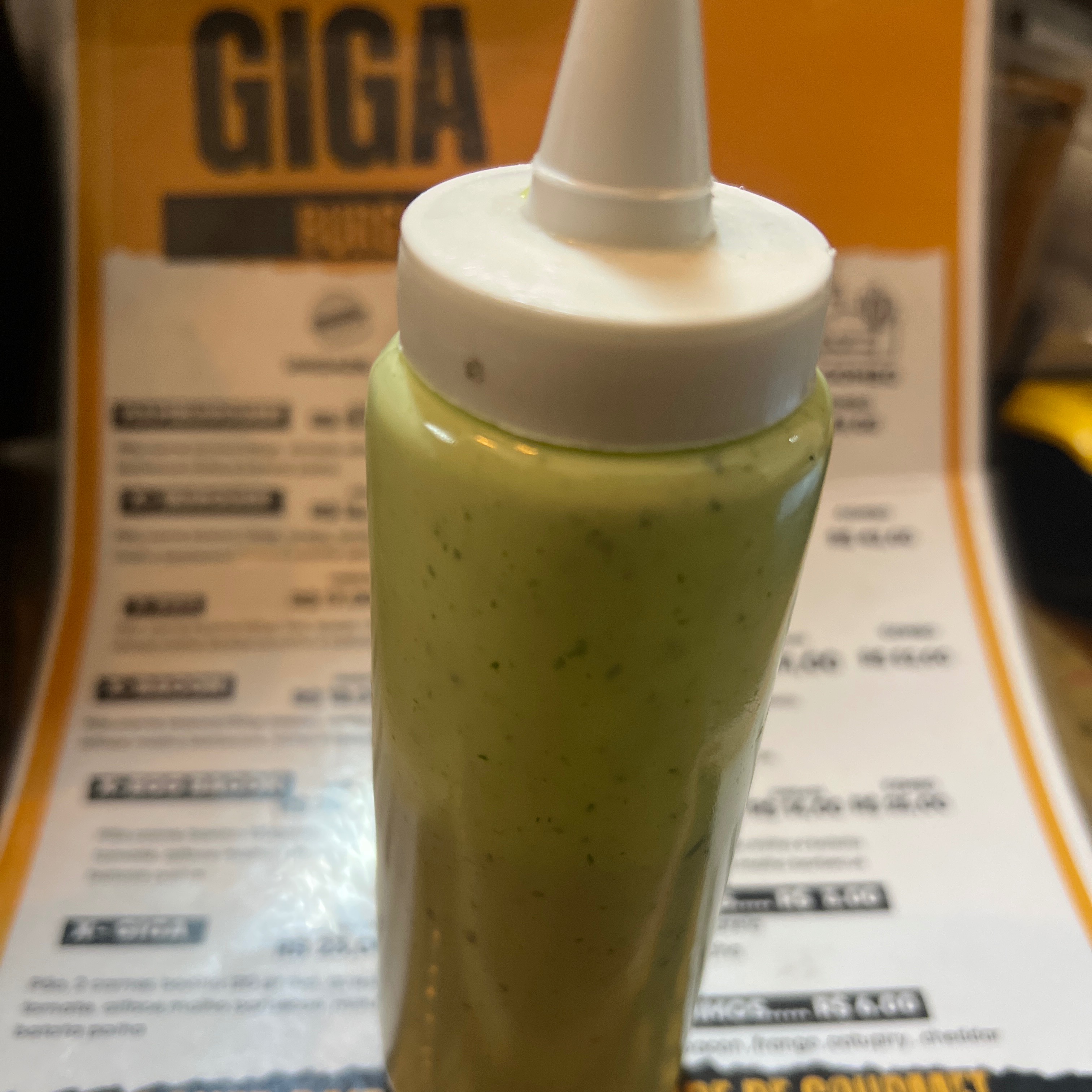 Bisnaga molho verde