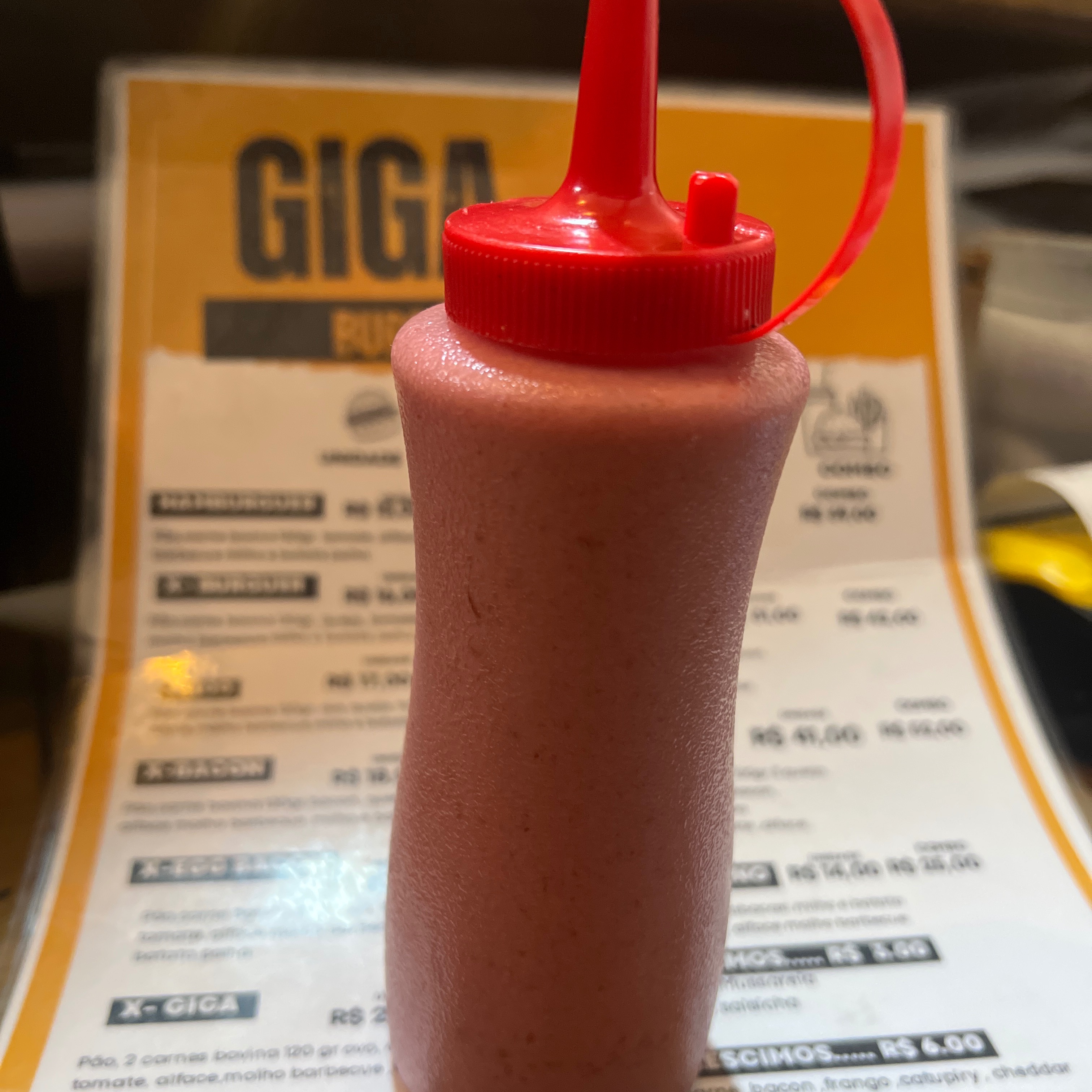 Bisnaga molho rosa