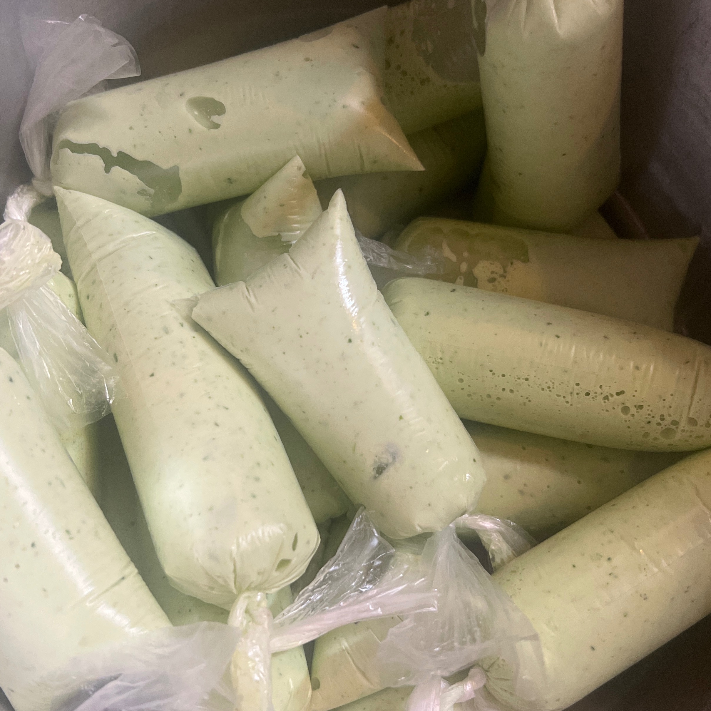Sachê de Molhos verde