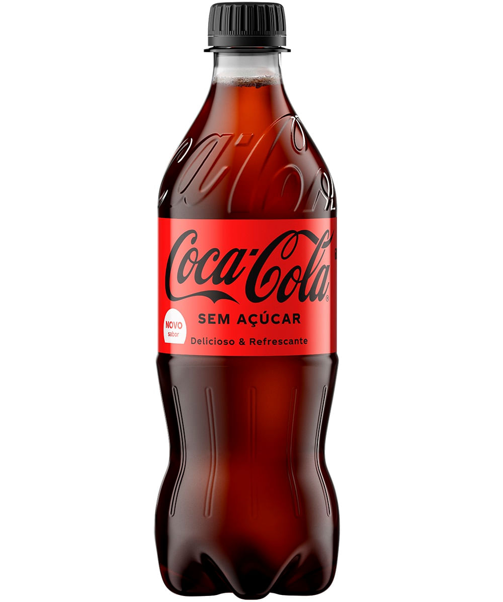 Coca cola 600 ml zero açúcar